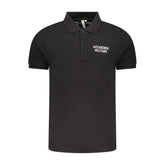 Accademia Militare Black Cotton Polo Shirt